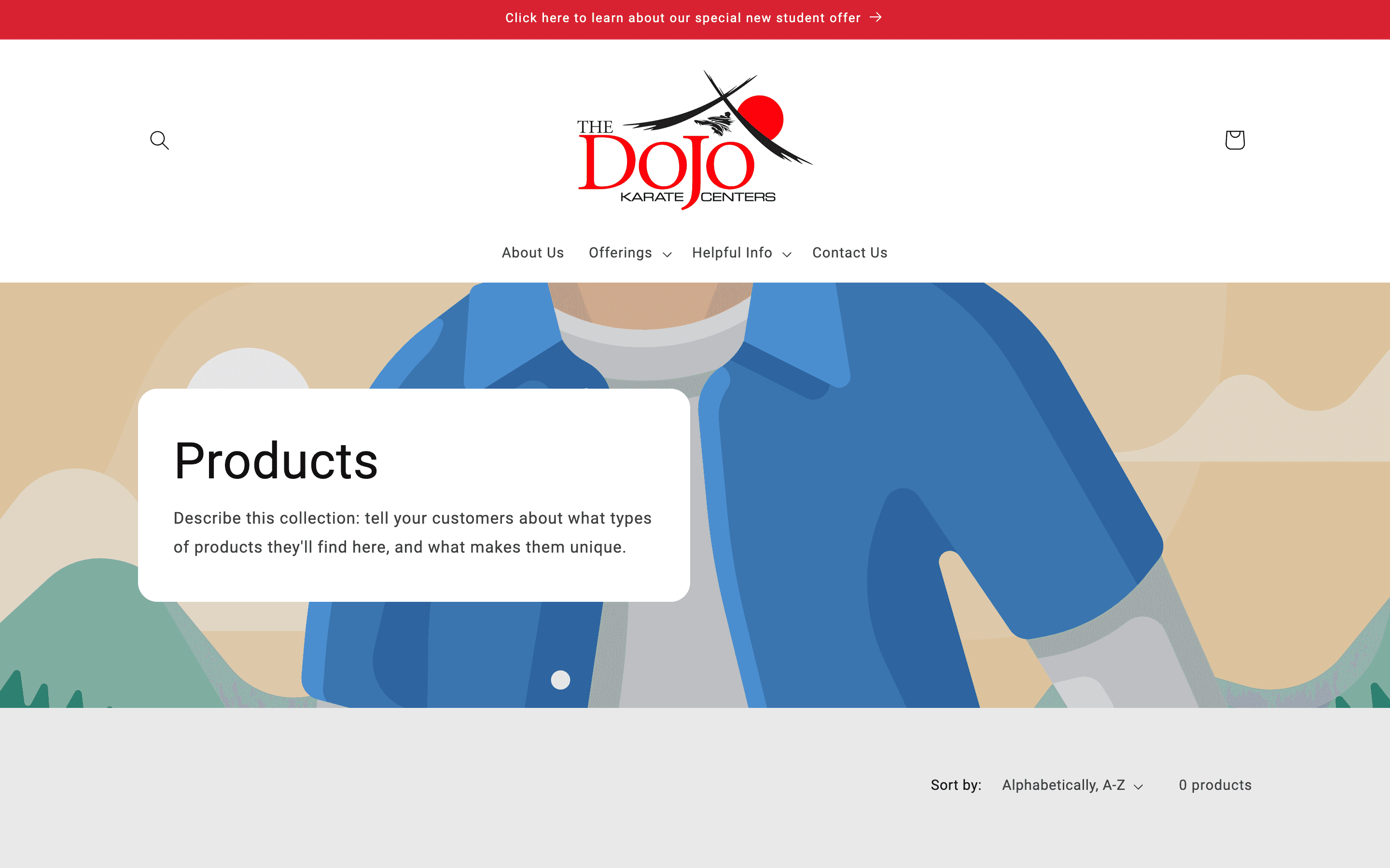 Dojo Karate website redesign, rebranding + ongoing design support screenshot
