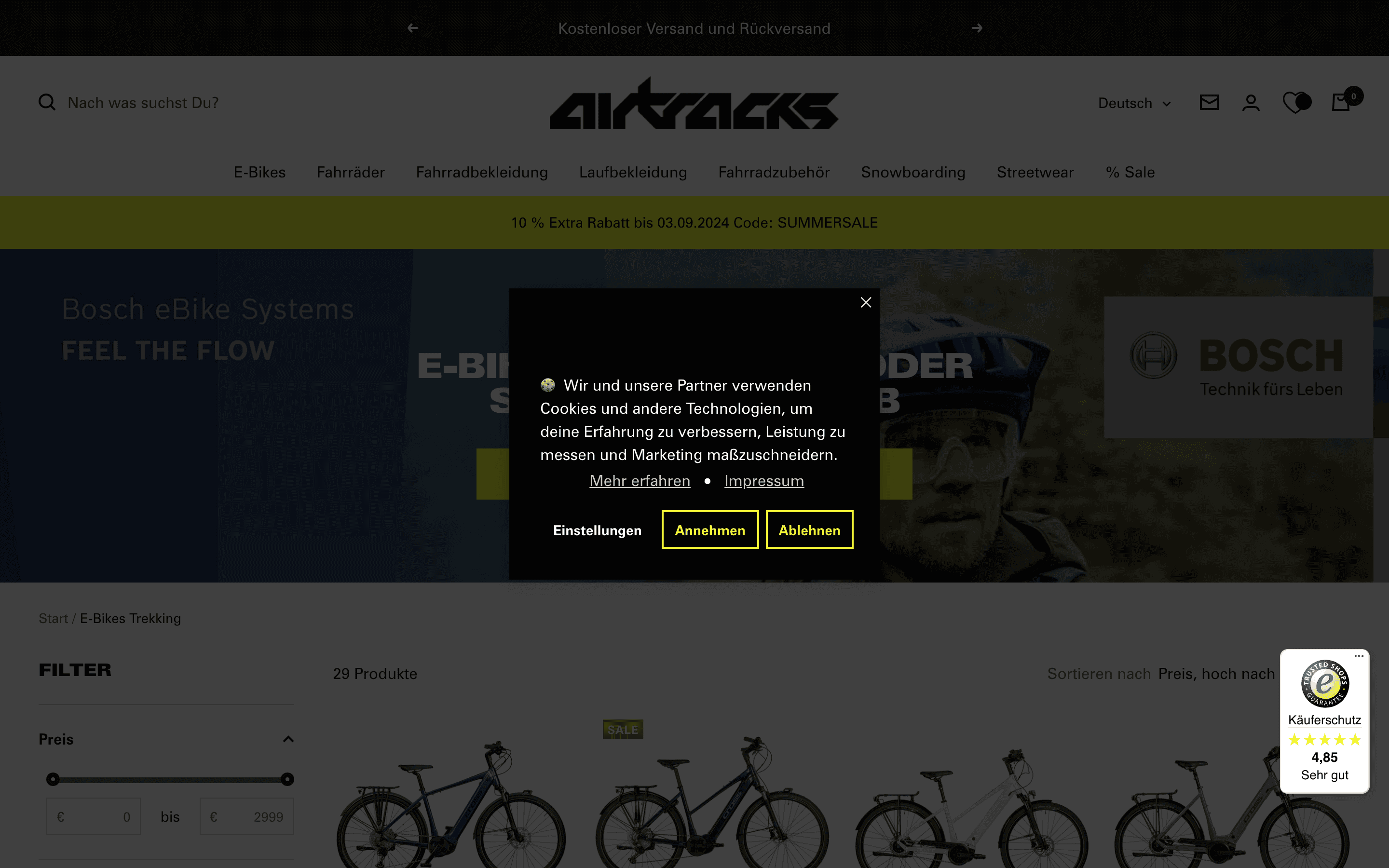 Airtracks Shopware Migration screenshot 2