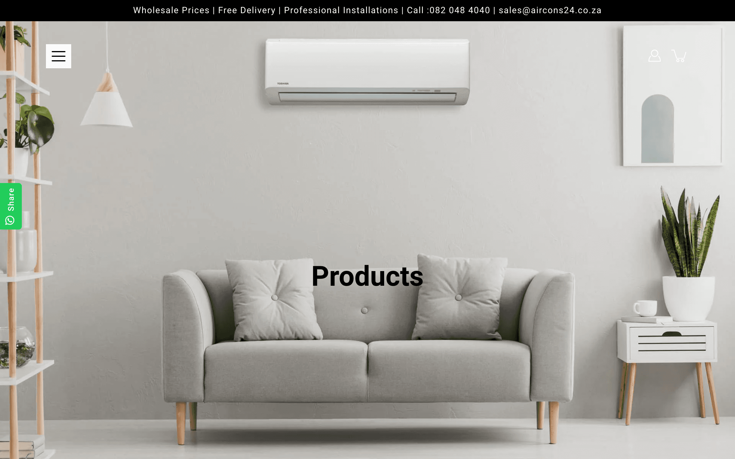 Online AirConditioner Retailer & Installer screenshot 1