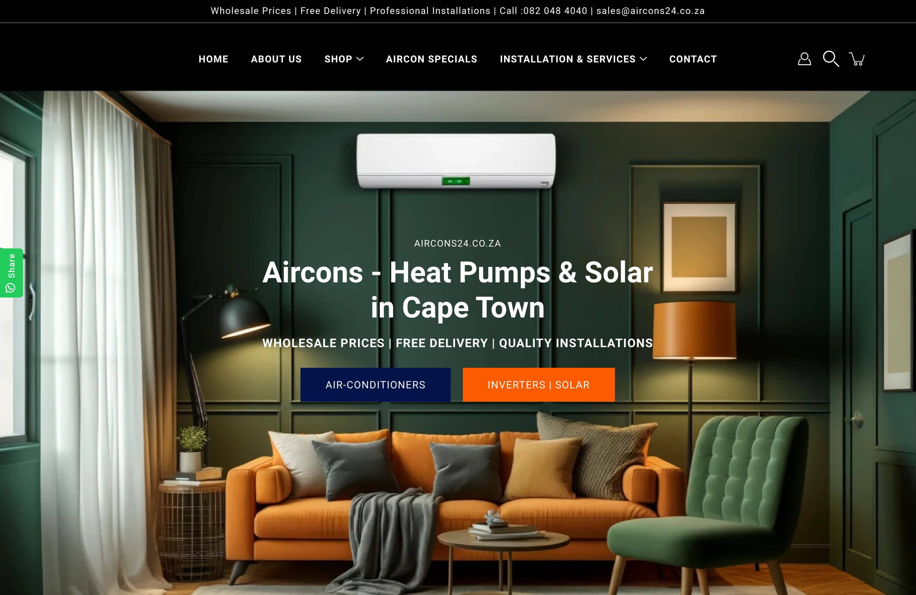 Online AirConditioner Retailer & Installer screenshot 6
