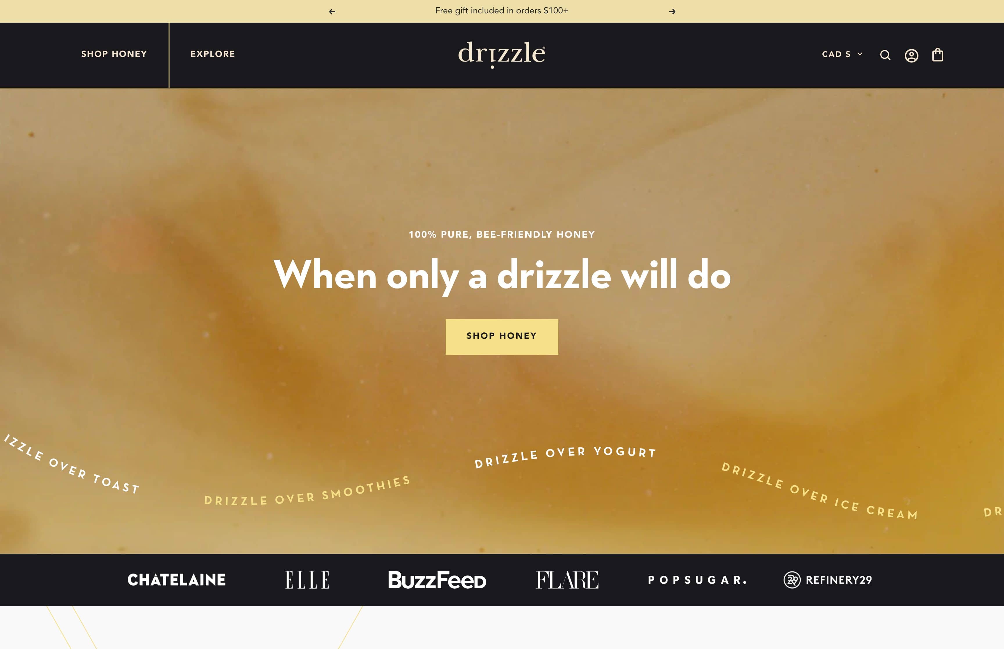 Drizzle Honey screenshot 1