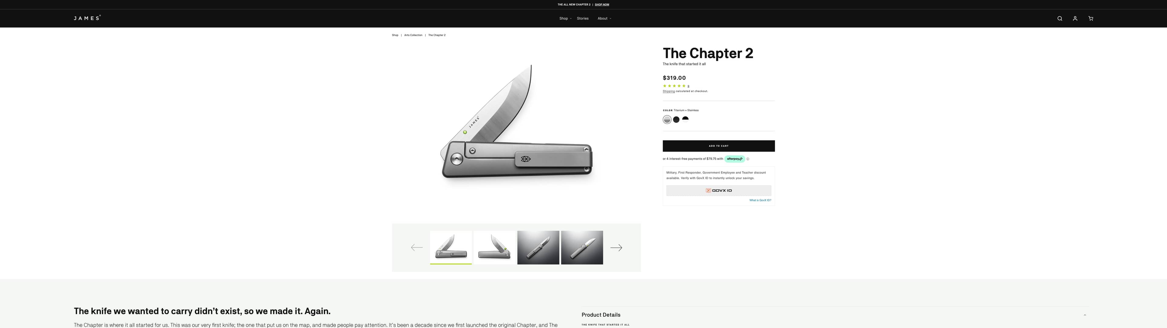 The James Brand screenshot 2